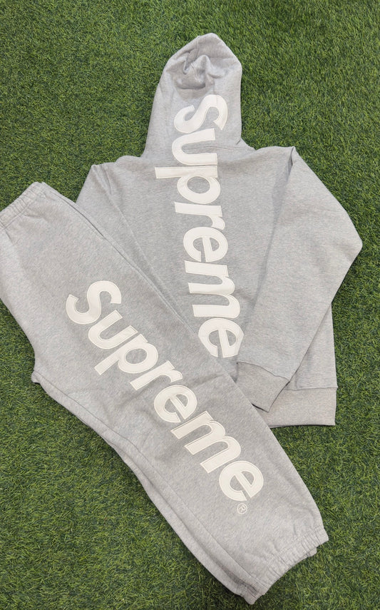 Supreme grey tracksuit
